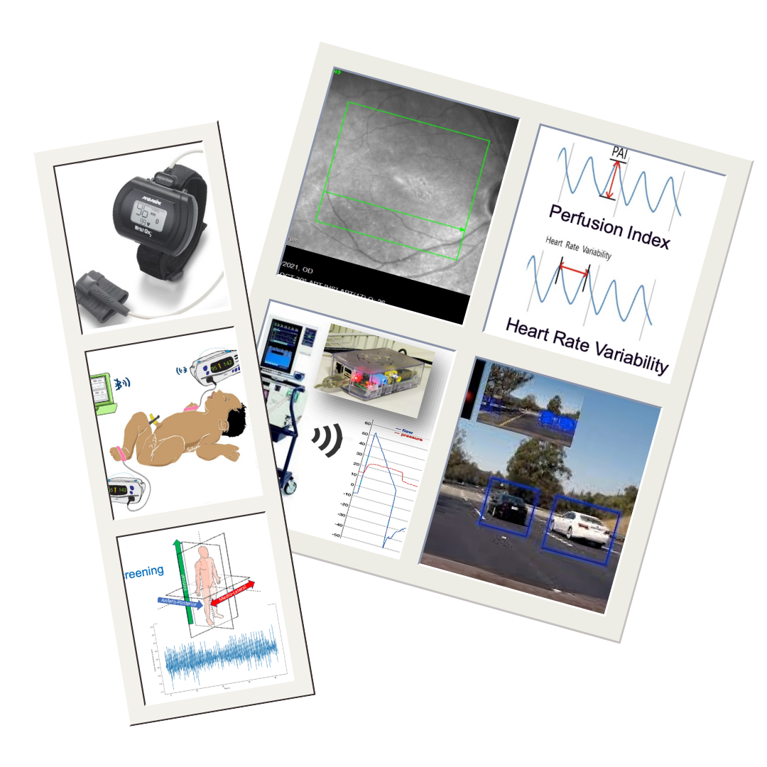 A collage of student projects