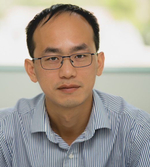 Prof Lai sitting