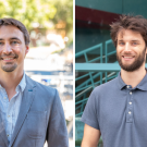 Portraits of two men side by side