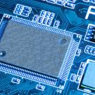Blue circuit board